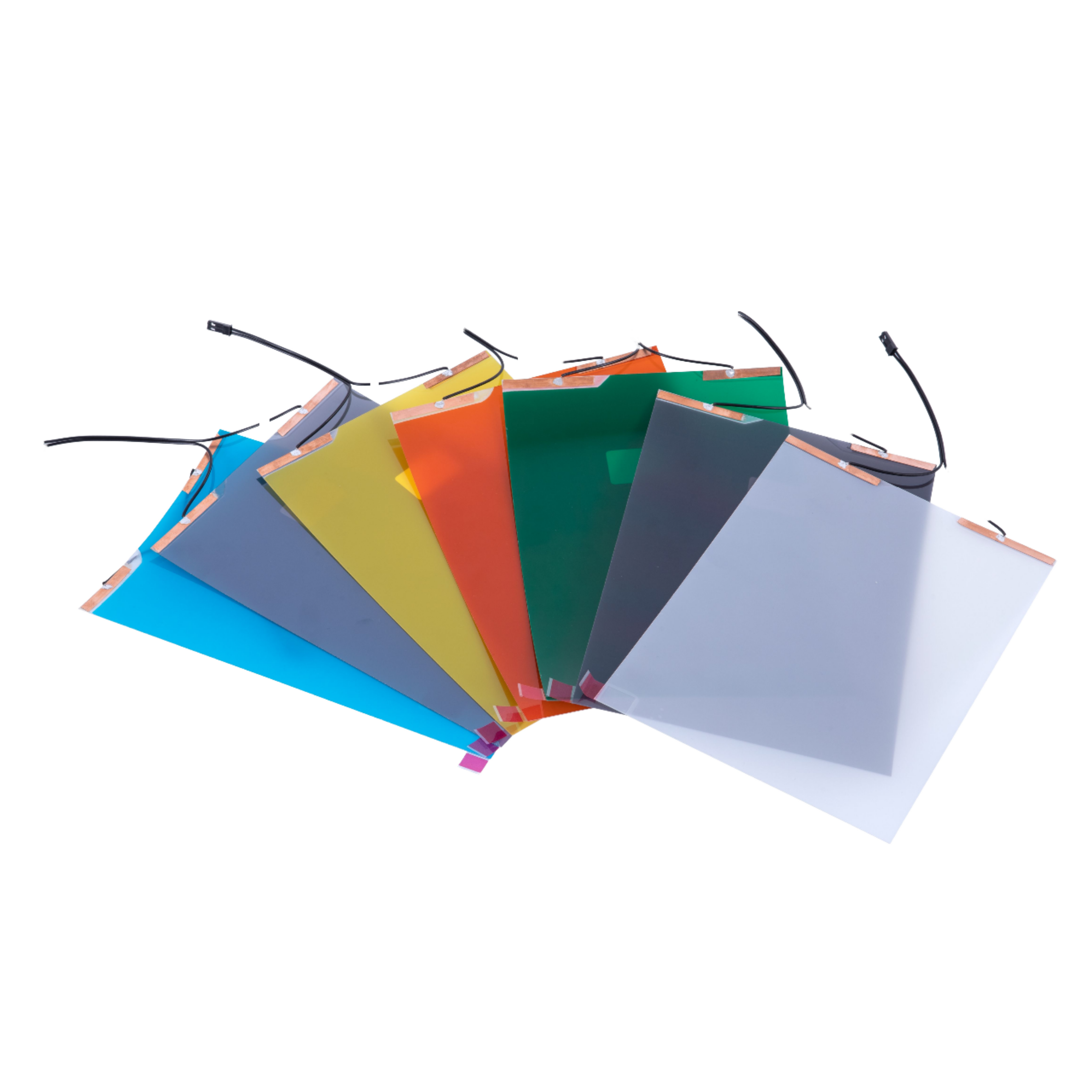 A4 Size Modern Sample Frosted Window Film Self-Adhesive Smart Glass Switchable Dimmable PDLC Glass Decorative Furniture