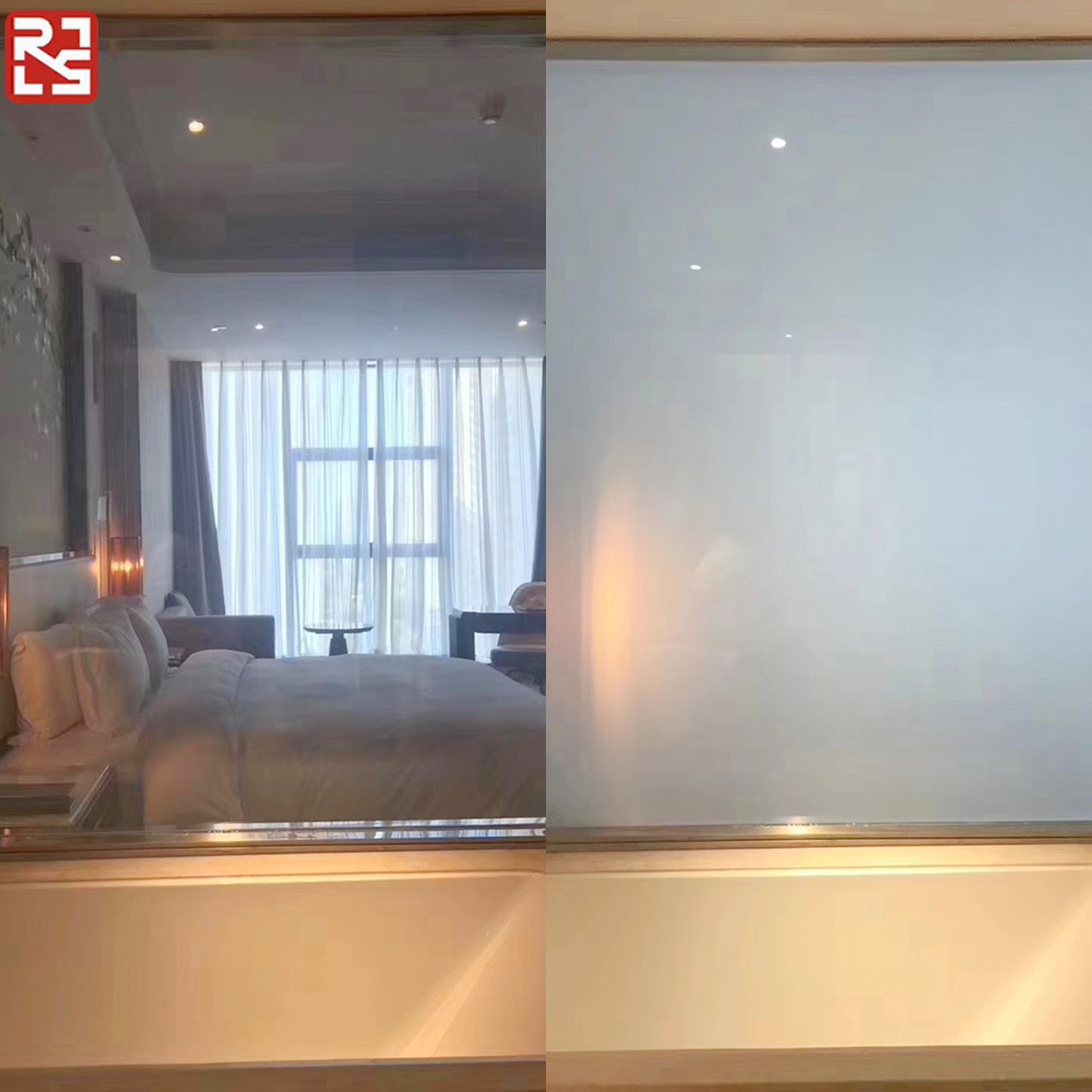 Hot Sell Switchable Smart Dimming Soundproof Glass Film with Solid Structure for Bedroom Use