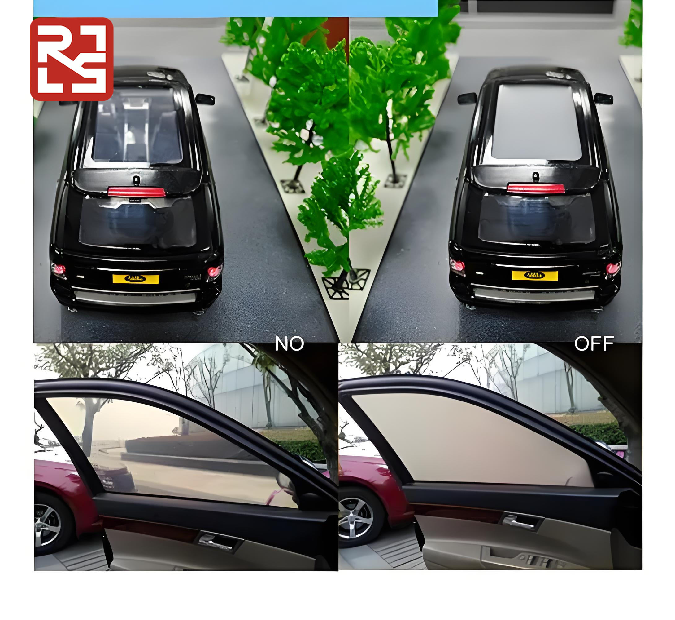 PDLC Electric Smart Glass Film with Modern Design and Decorative Function for Cars