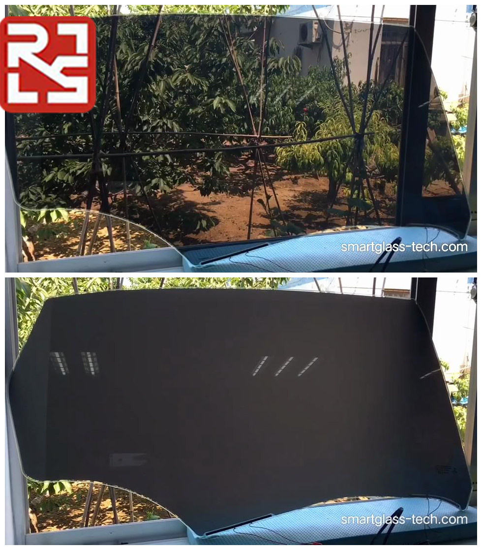 Super User-friendly Modern Decorative Dark Grey Smart PDLC Film Window Tint for Cars and Hotel