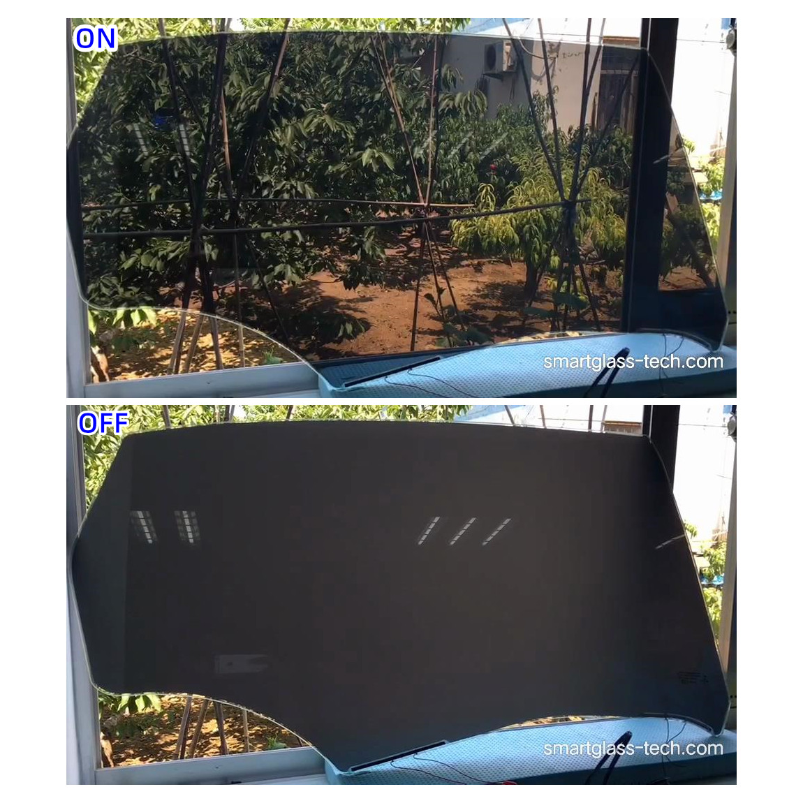 Self-Adhesive Electric Privacy Smart PDLC Dimming Film for Car Glass Partition Decor Heat Insulation Explosion-Proof Custom Made